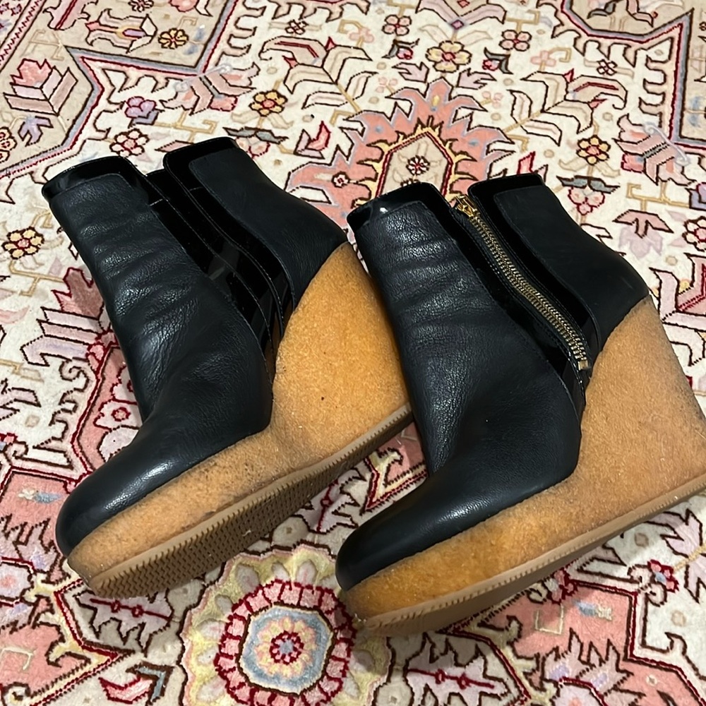 Hogan platform booties, size US8.5